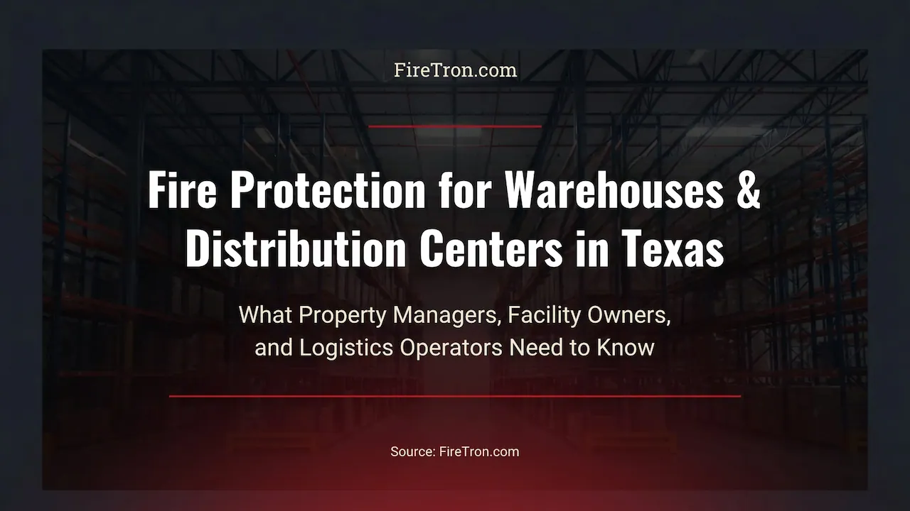 Fire Protection for Warehouses and Distribution Centers in Texas