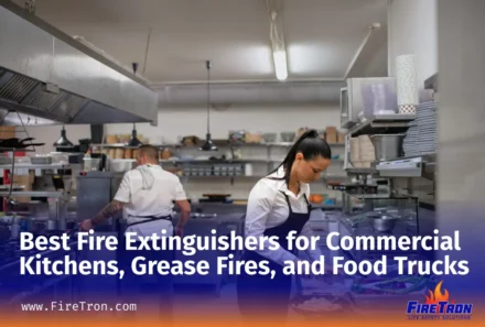 Best Fire Extinguishers for Commercial Kitchens, Grease Fires, and Food Trucks