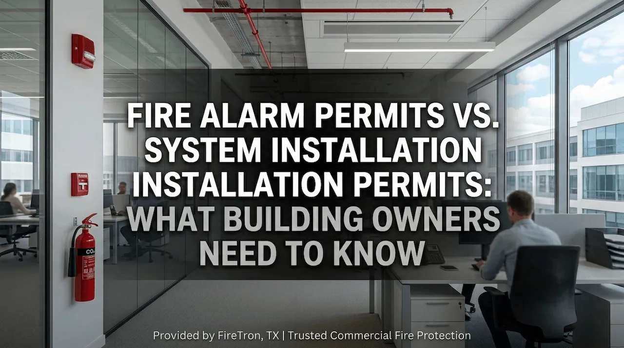 Fire Alarm Permits vs. System Installation Permits: What Building Owners Need to Know