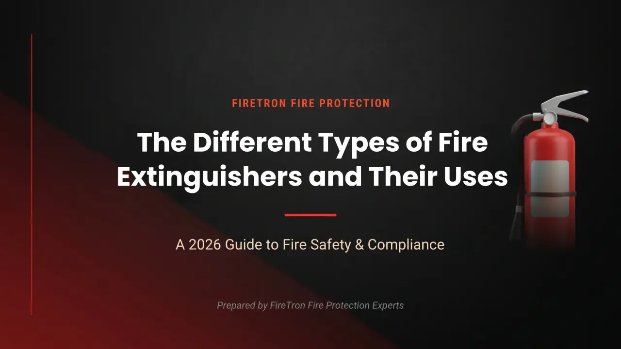 The Different Types of Fire Extinguishers and Their Uses (2026 Guide)